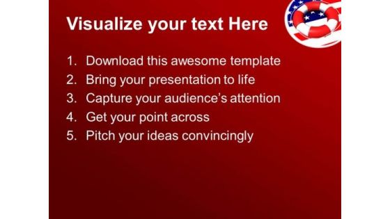 Helping Usa Americana PowerPoint Templates And PowerPoint Themes 1112