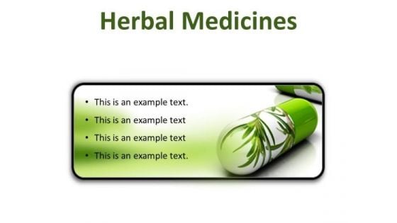 Herbal Medicines Science PowerPoint Presentation Slides R