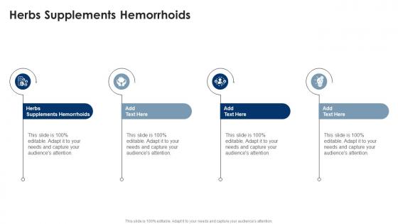 Herbs Supplements Hemorrhoids In Powerpoint And Google Slides Cpb