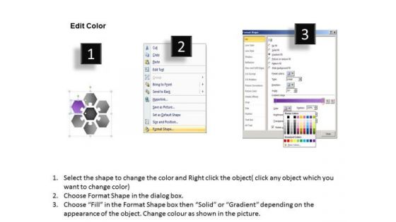 Hexagon Diagram Multicolor 6 Factors Ppt Business Continuity Plan PowerPoint Templates