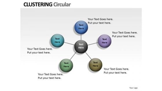 Hexagon Network Diagram PowerPoint Slides Ppt Templates