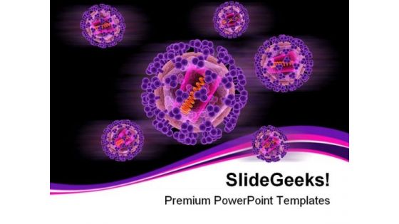 Hi Virus Medical PowerPoint Templates And PowerPoint Backgrounds 0511