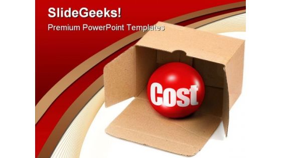 Hidden Cost Business Marketing PowerPoint Backgrounds And Templates 0111