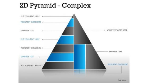 Hierarchy 2d Pyramid Complex PowerPoint Slides And Ppt Diagram Templates