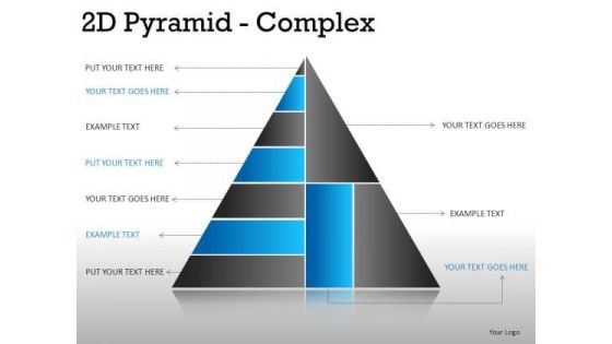 Hierarchy 2d Pyramid Complex PowerPoint Slides And Ppt Diagram Templates