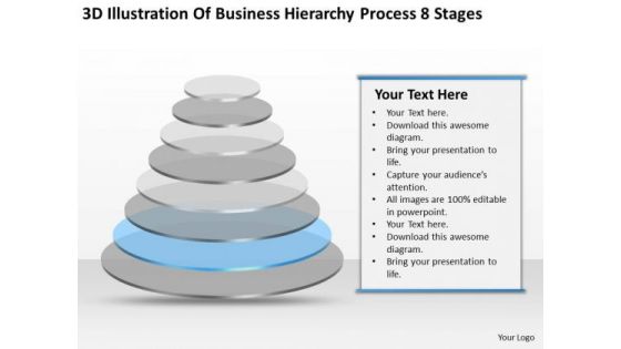 Hierarchy Process 8 Stages Help Writing Business Plan For PowerPoint Templates