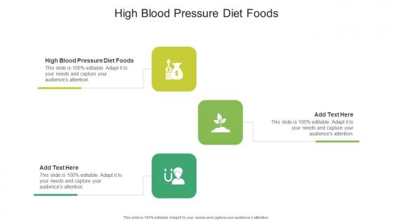 High Blood Pressure Diet Foods In Powerpoint And Google Slides Cpb
