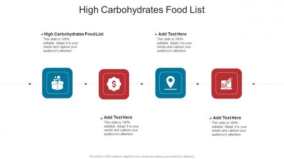 High Carbohydrates Food List In Powerpoint And Google Slides Cpb