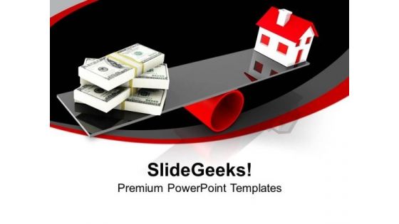 High Prices Real Estate Concept PowerPoint Templates Ppt Backgrounds For Slides 1212