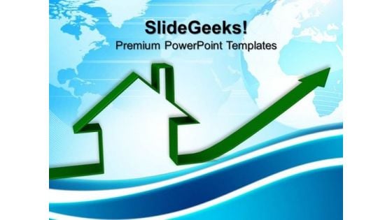 High Real Estate Prices Concept Business PowerPoint Templates And PowerPoint Themes 0812