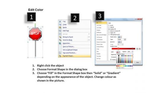 Highway Icon Traffic Stop PowerPoint Slides And Ppt Diagram Templates