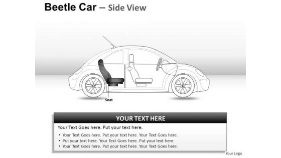 Highway Red Beetle Car PowerPoint Slides And Ppt Diagram Templates