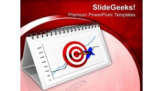 Hit All Business Target For Month PowerPoint Templates Ppt Backgrounds For Slides 0713