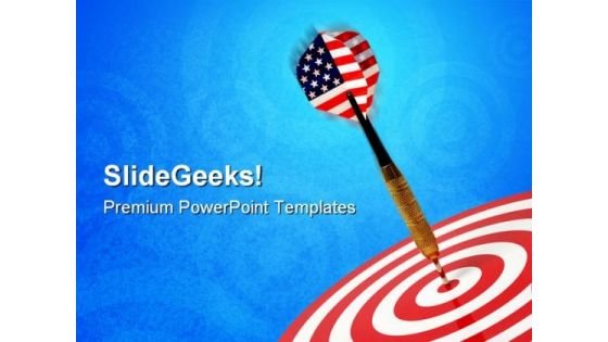 Hit Target Business PowerPoint Templates And PowerPoint Backgrounds 0411