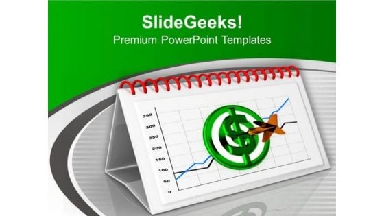 Hit The Monthly Results PowerPoint Templates Ppt Backgrounds For Slides 0613