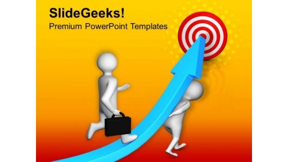Hitting Target For Financial Growth PowerPoint Templates Ppt Backgrounds For Slides 0713 Hitting Target For Financial Growth PowerPoint Templates Ppt Backgrounds For Slides 0713