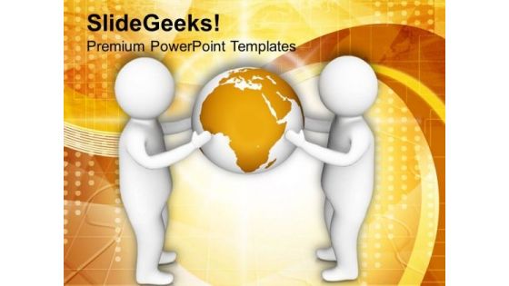 Hold The Global Market PowerPoint Templates Ppt Backgrounds For Slides 0713