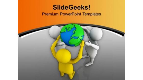 Hold The Market Share Of World PowerPoint Templates Ppt Backgrounds For Slides 0613