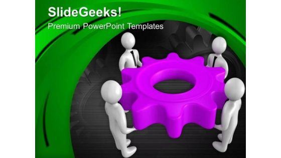 Hold The Right Process To Gear Business PowerPoint Templates Ppt Backgrounds For Slides 0613 Hold The Right Process To Gear Business PowerPoint Templates Ppt Backgrounds For Slides 0613