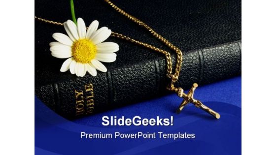 Holy01 Bible Religion PowerPoint Template 0610