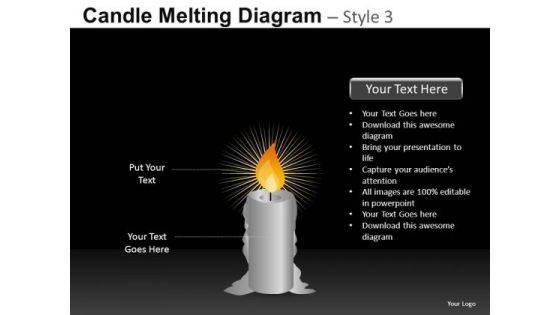 Holy Candle PowerPoint Slides