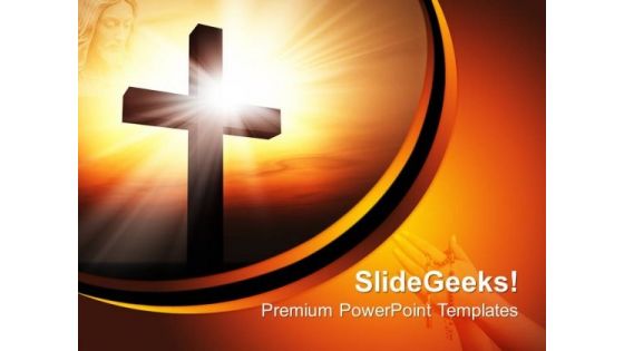 Holy Cross Christianity PowerPoint Templates And PowerPoint Themes 0712