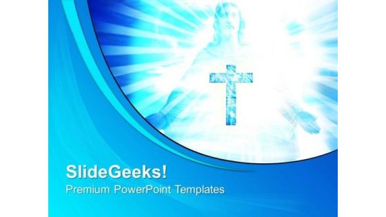 Holy Cruz Christian PowerPoint Templates And PowerPoint Themes 0812