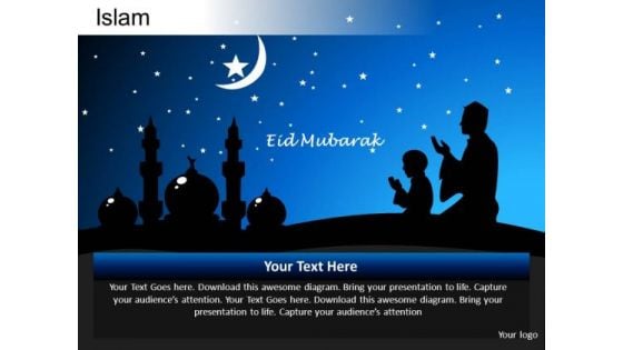 Holy Islam PowerPoint Slides And Ppt Diagram Templates