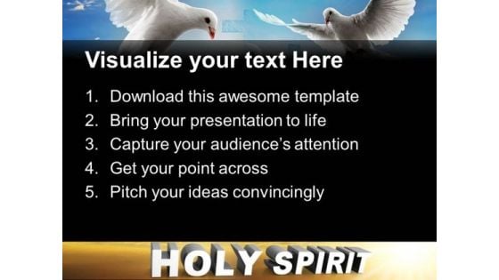 Holy Spirit Christianity Church PowerPoint Templates And PowerPoint Themes 1012