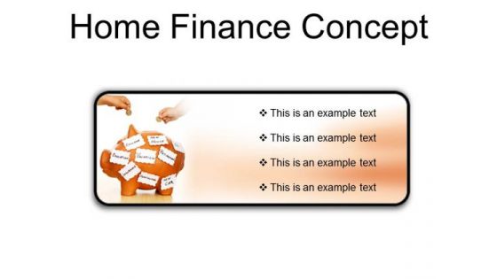 Home Finances Concept Business PowerPoint Presentation Slides R