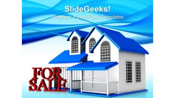 Home For Sale PowerPoint Templates And PowerPoint Themes 0812