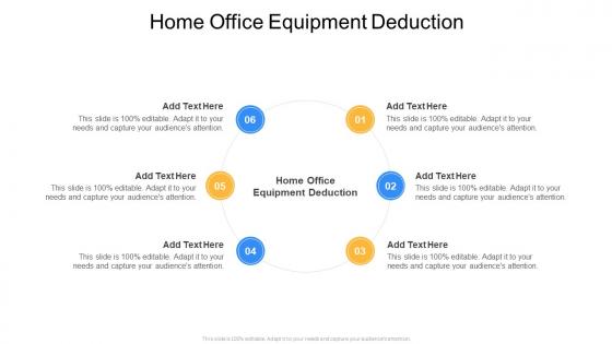 Home Office Equipment Deduction In Powerpoint And Google Slides Cpb