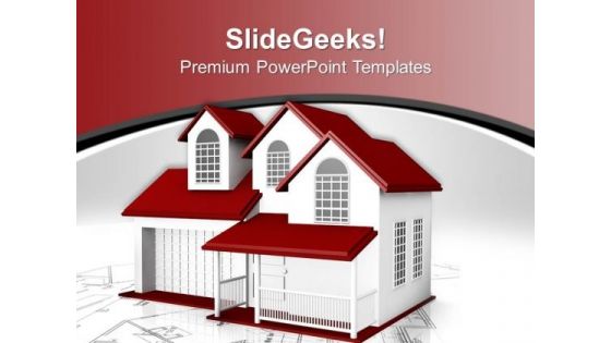 Home Plan Architecture PowerPoint Templates Ppt Backgrounds For Slides 1212