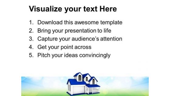 Home Sweet Home Real Estate PowerPoint Templates And PowerPoint Themes 0812