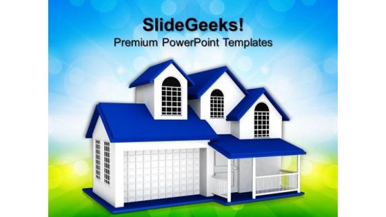 Home Sweet Home Real Estate PowerPoint Templates And PowerPoint Themes 0812