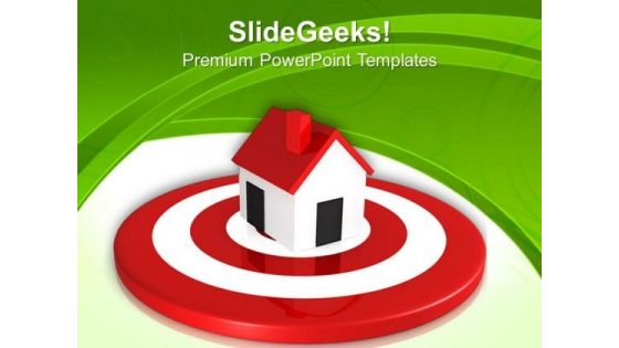 Home Target Real Estate PowerPoint Templates And PowerPoint Themes 0612