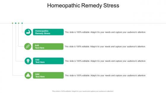 Homeopathic Remedy Stress In Powerpoint And Google Slides Cpb