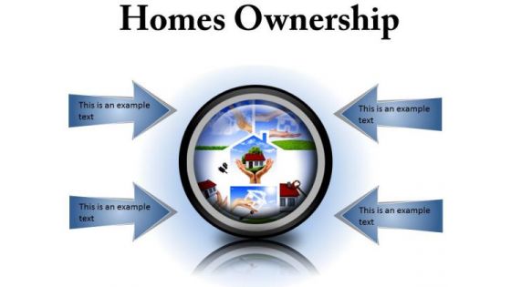 Homes Ownership Real Estate PowerPoint Presentation Slides Cc