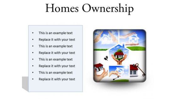 Homes Ownership Real Estate PowerPoint Presentation Slides S