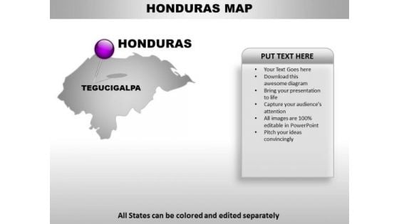 Honduras Country PowerPoint Maps