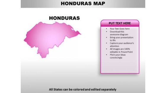 Honduras PowerPoint Maps