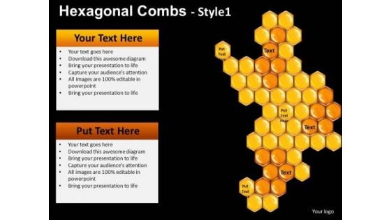 Honey Comb PowerPoint Templates Honey Ppt Slides