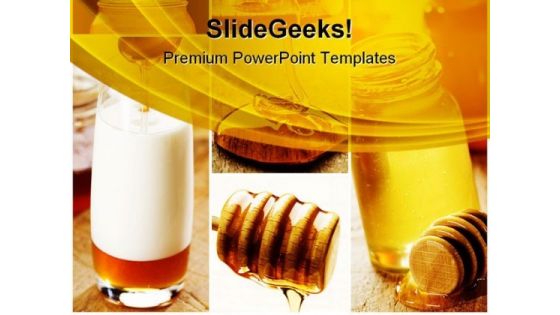 Honey For Health Food PowerPoint Templates And PowerPoint Backgrounds 0811