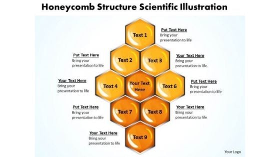 Honeycomb Structure Scientific Illustration Circular Process Chart PowerPoint Templates Honeycomb Structure Scientific Illustration Circular Process Chart PowerPoint Templates
