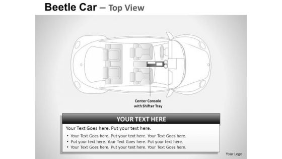 Horizontal Red Beetle Car PowerPoint Slides And Ppt Diagram Templates