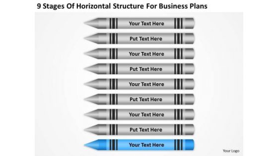 Horizontal Structure For Business Plans Ppt Examples PowerPoint Slides