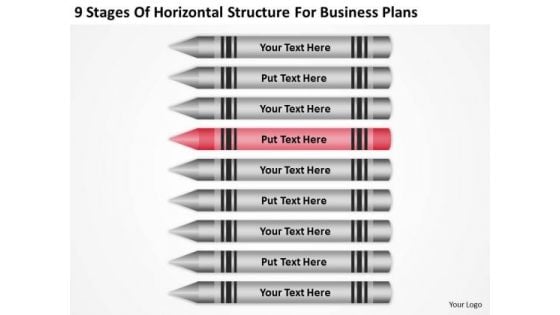 Horizontal Structure For Business Plans Ppt How To Draft PowerPoint Slides