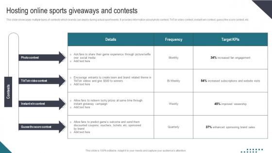 Hosting Online Sports Giveaways And Contests Athletic Activities Advertising Program Themes Pdf Hosting Online Sports Giveaways And Contests Athletic Activities Advertising Program Themes Pdf