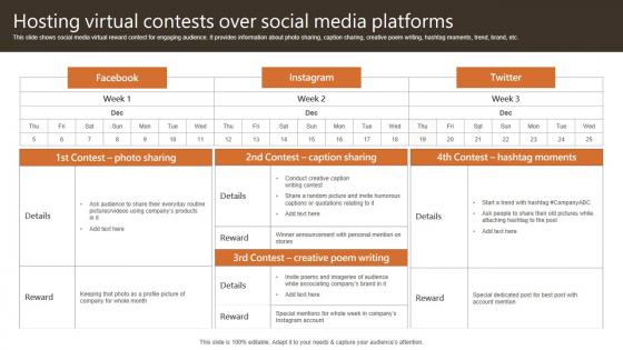 Hosting Virtual Contests Over Social Media Platrms Experiential Marketing Technique Inspiration PDF