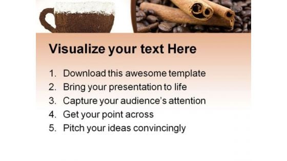 Hot Coffee Food PowerPoint Templates And PowerPoint Backgrounds 0311